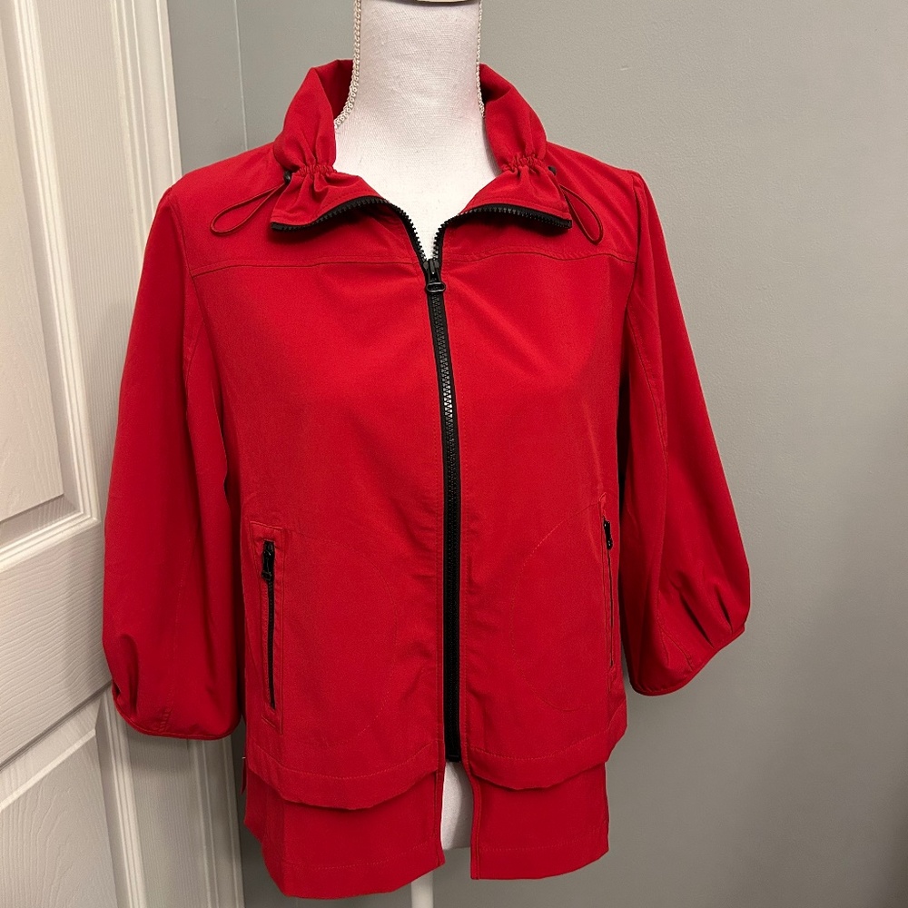 Ladies Red Jacket made by Zenergy size 2x